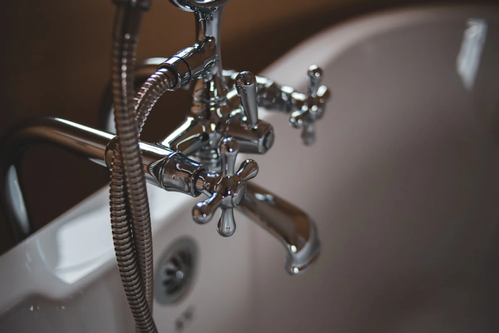 Mobile RV plumbing repair in progress